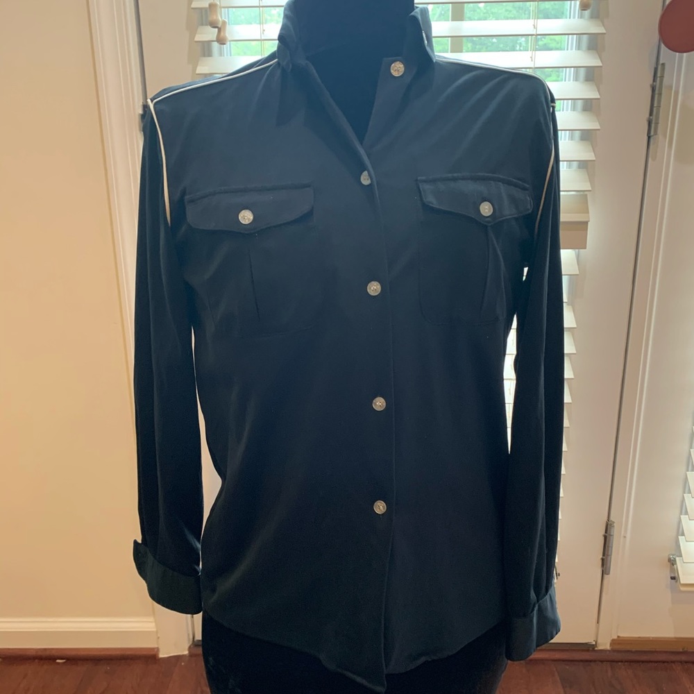 Vintage Amy Barr button up shirt sz M